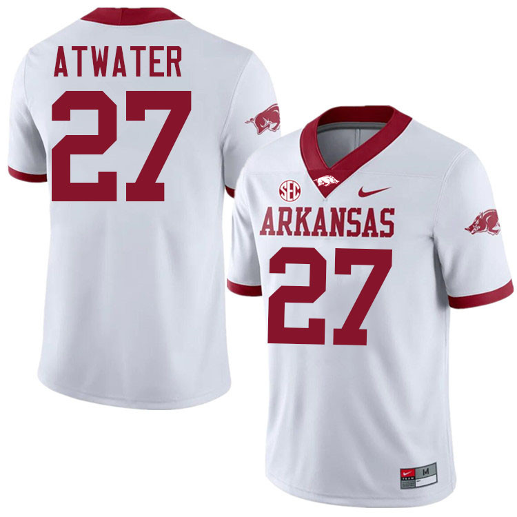 Steve Atwater Arkansas Jersey,Arkansas Razorbacks #27 Steve Atwater Jersey Youth College-White